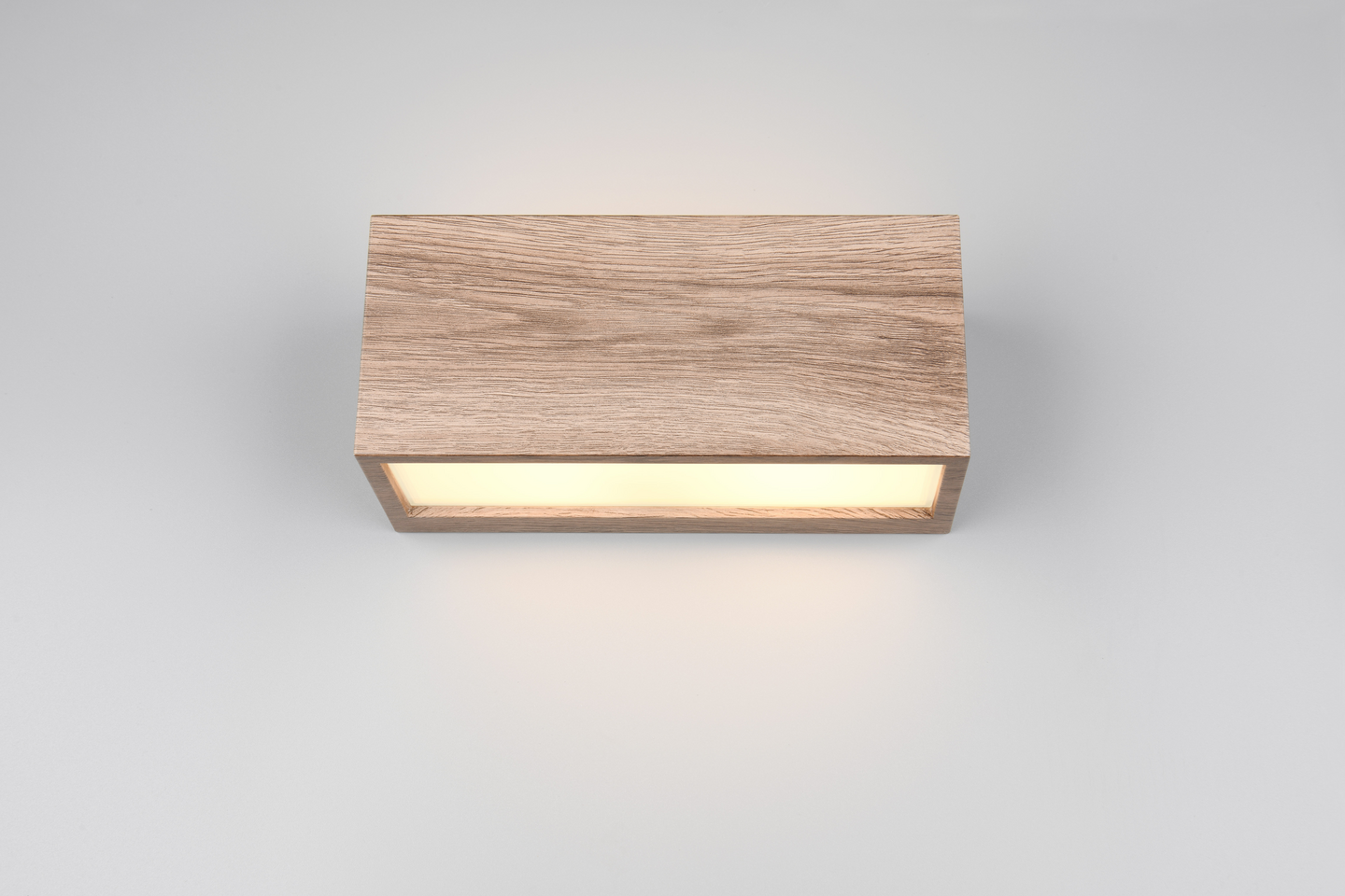 Ulkoseinävalaisin TRIO Mayenne 2xE14 puujäljitelmä