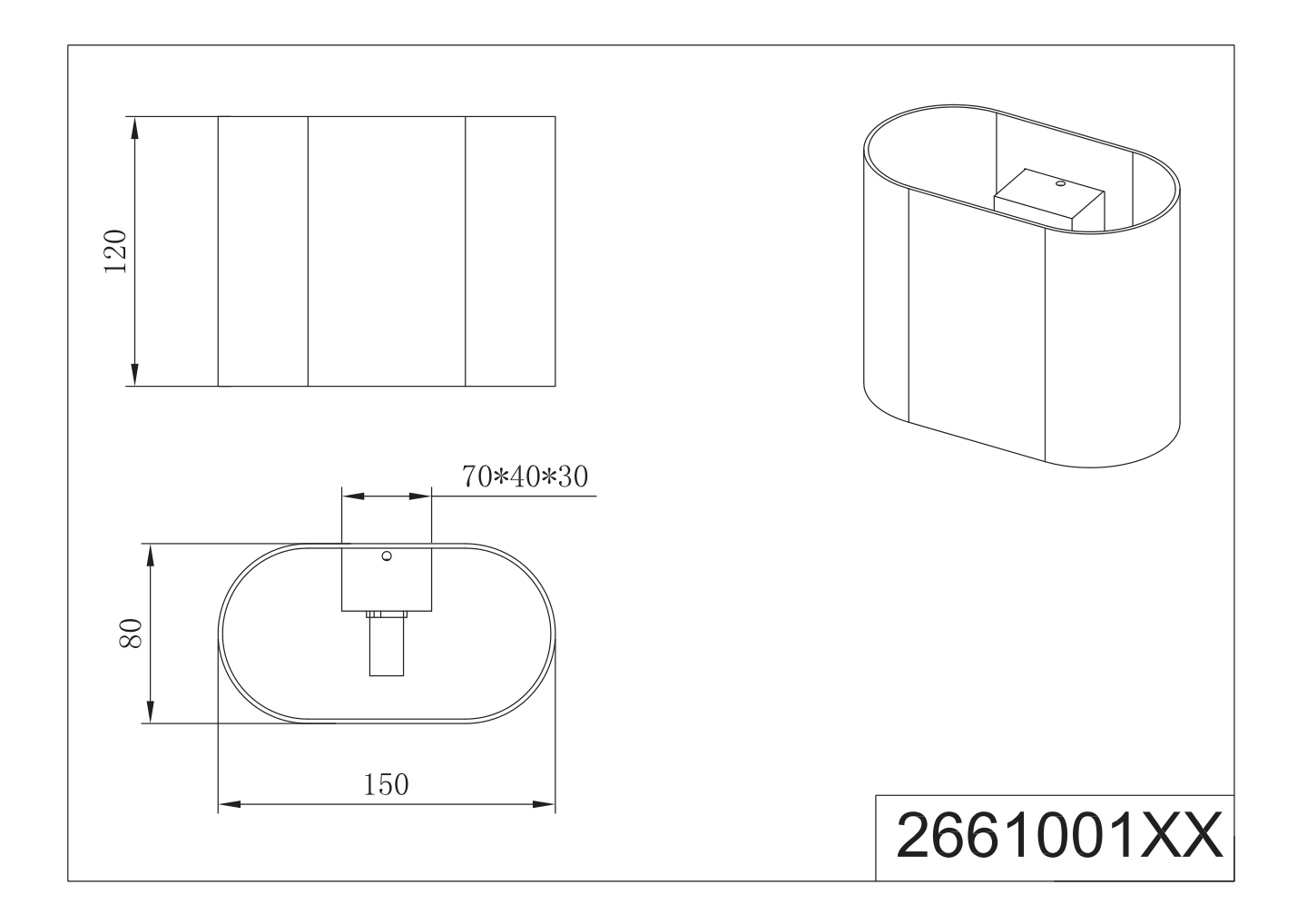 Seinävalaisin TRIO Alani G9 musta/kulta