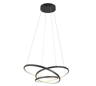 Riippuvalaisin TRIO Darvin led 34W 4500lm 64cm musta