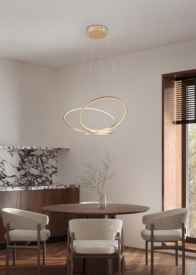 Riippuvalaisin TRIO Darvin led 52W 6700lm 84cm kulta