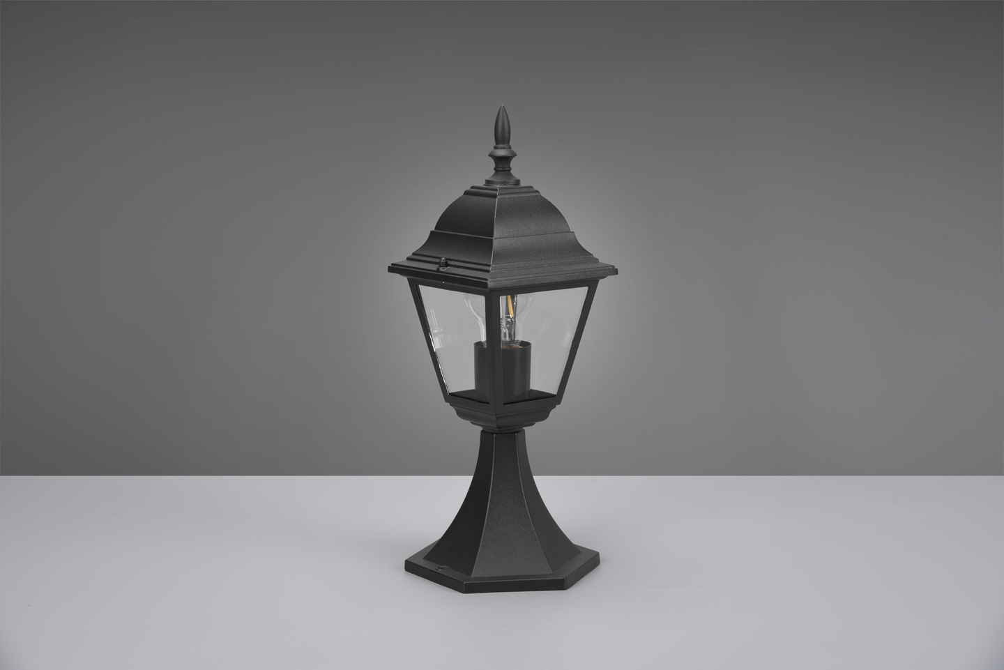 Ulkopylväsvalaisin TRIO Livenza E27 1-osainen 36cm musta