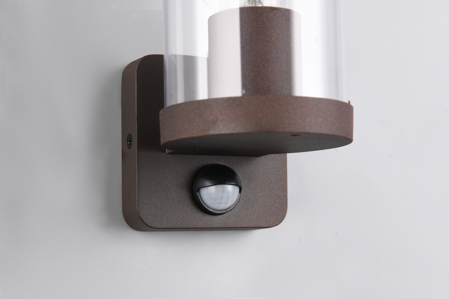 Ulkoseinävalaisin TRIO Bonito E27 liiketunnistin rustiikki