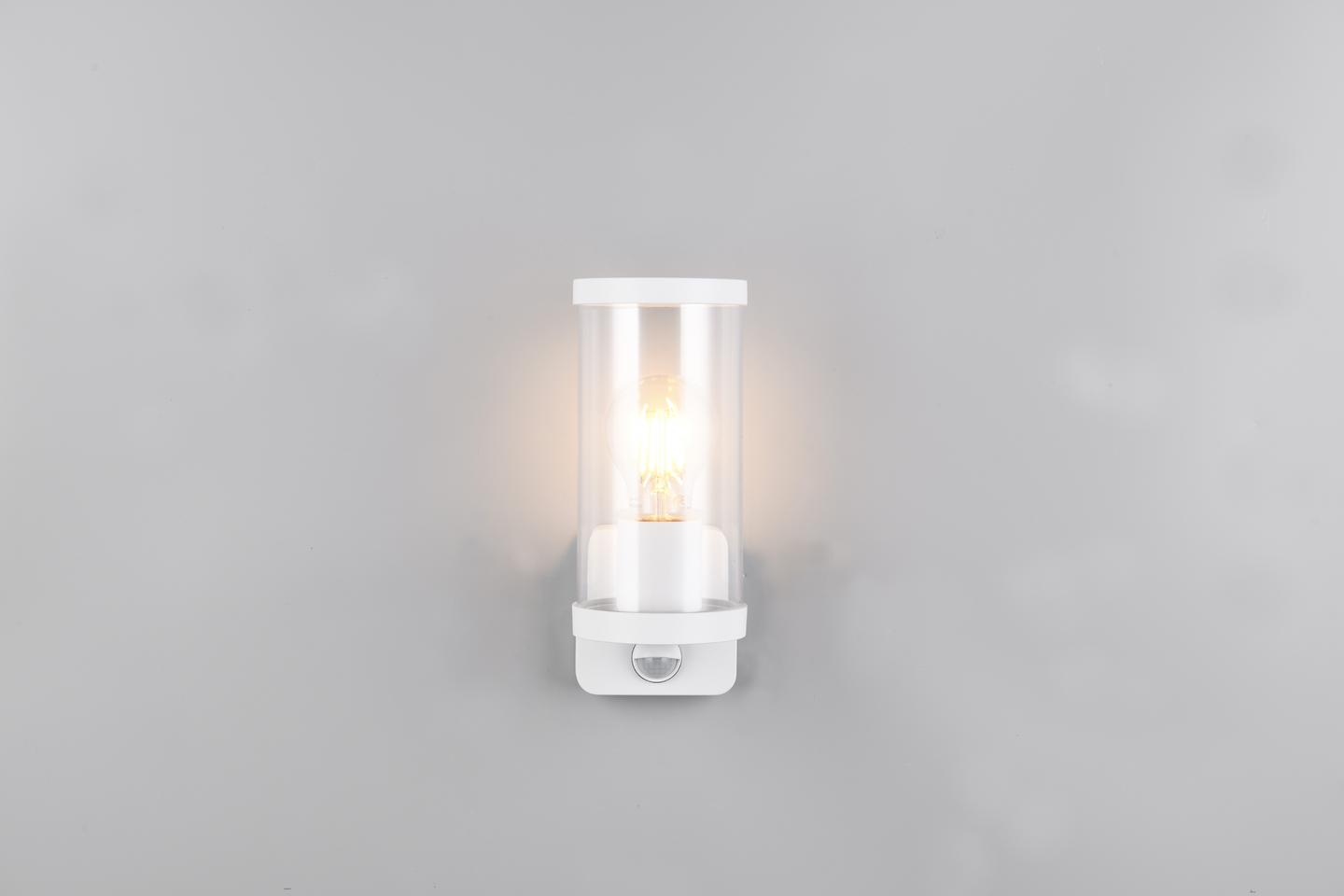Ulkoseinävalaisin TRIO Bonito E27 liiketunnistin valkoinen