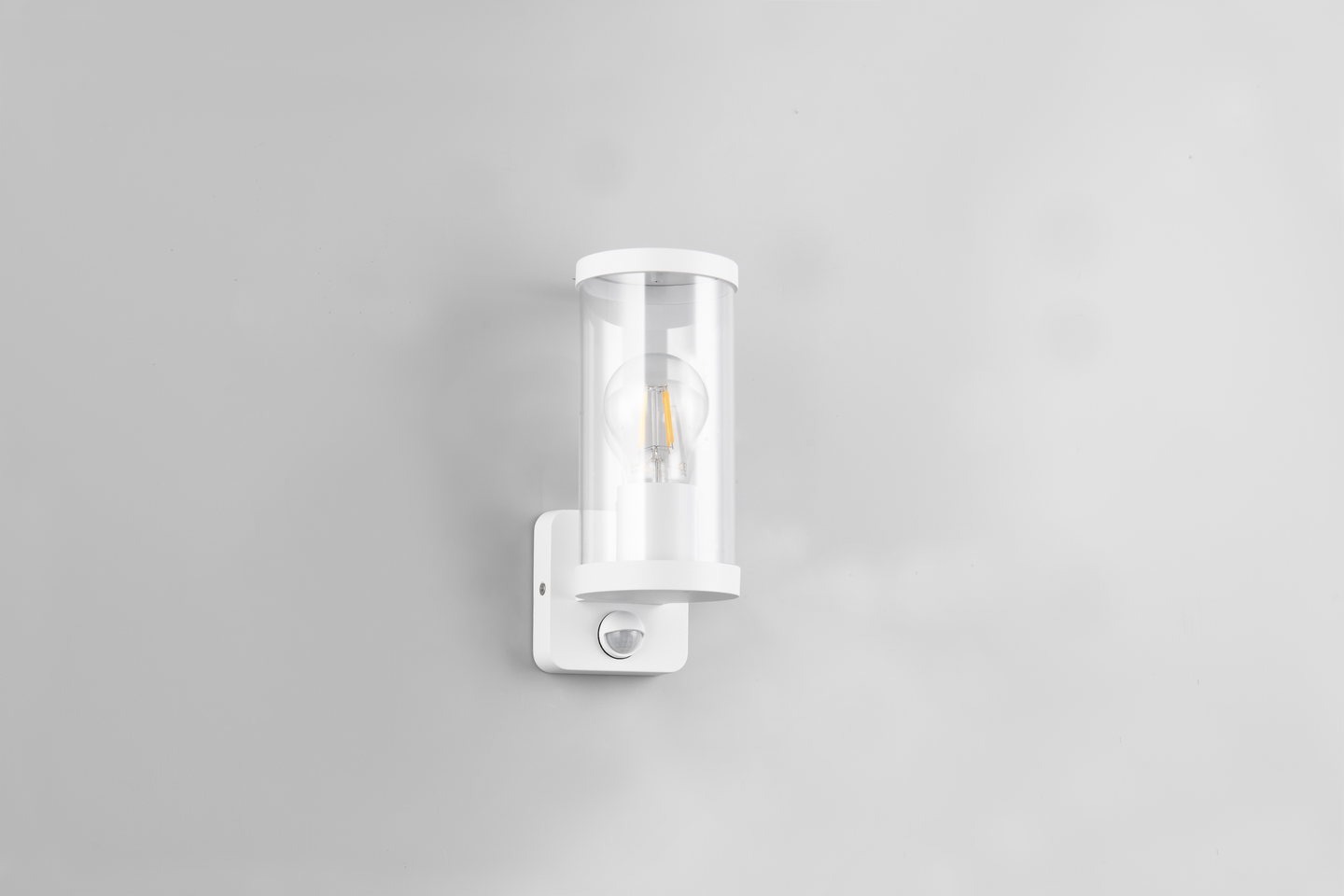 Ulkoseinävalaisin TRIO Bonito E27 liiketunnistin valkoinen