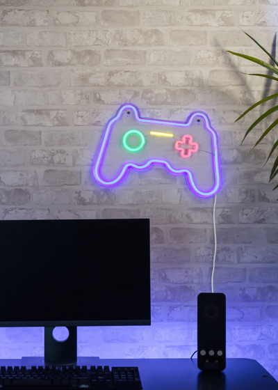 Seinävalaisin TRIO Gamer neonkyltti led 5W