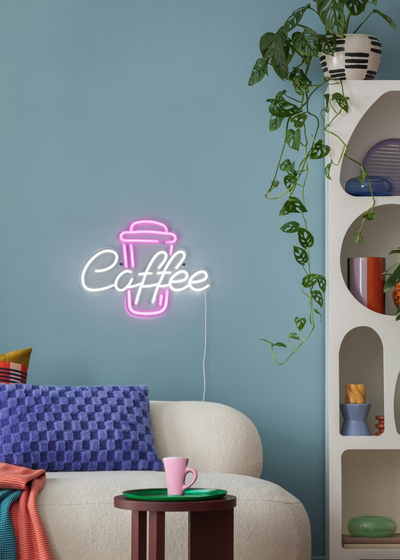 Seinävalaisin TRIO Coffee neonkyltti led 5W
