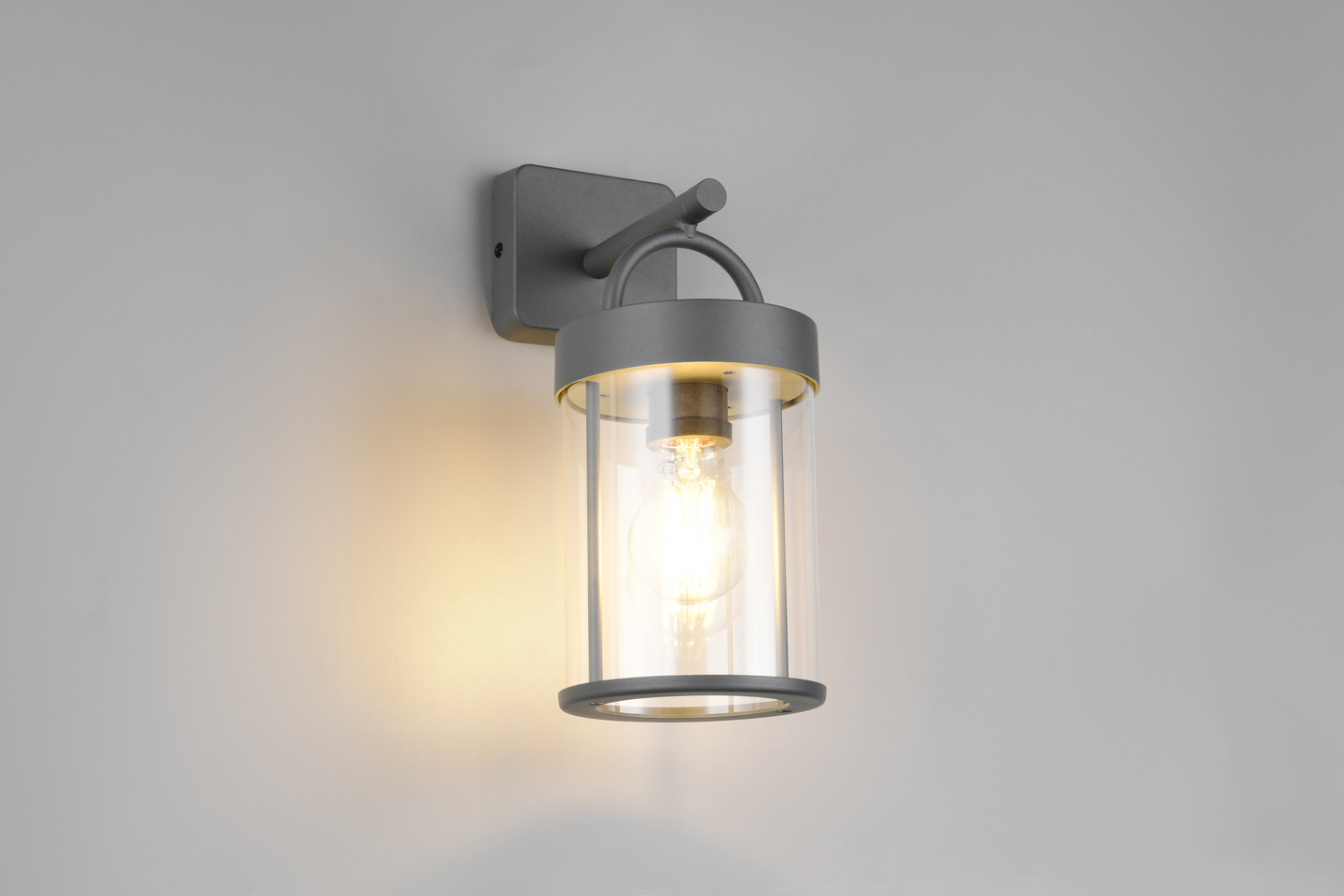 Ulkoseinävalaisin TRIO Almeria E27 antrasiitti