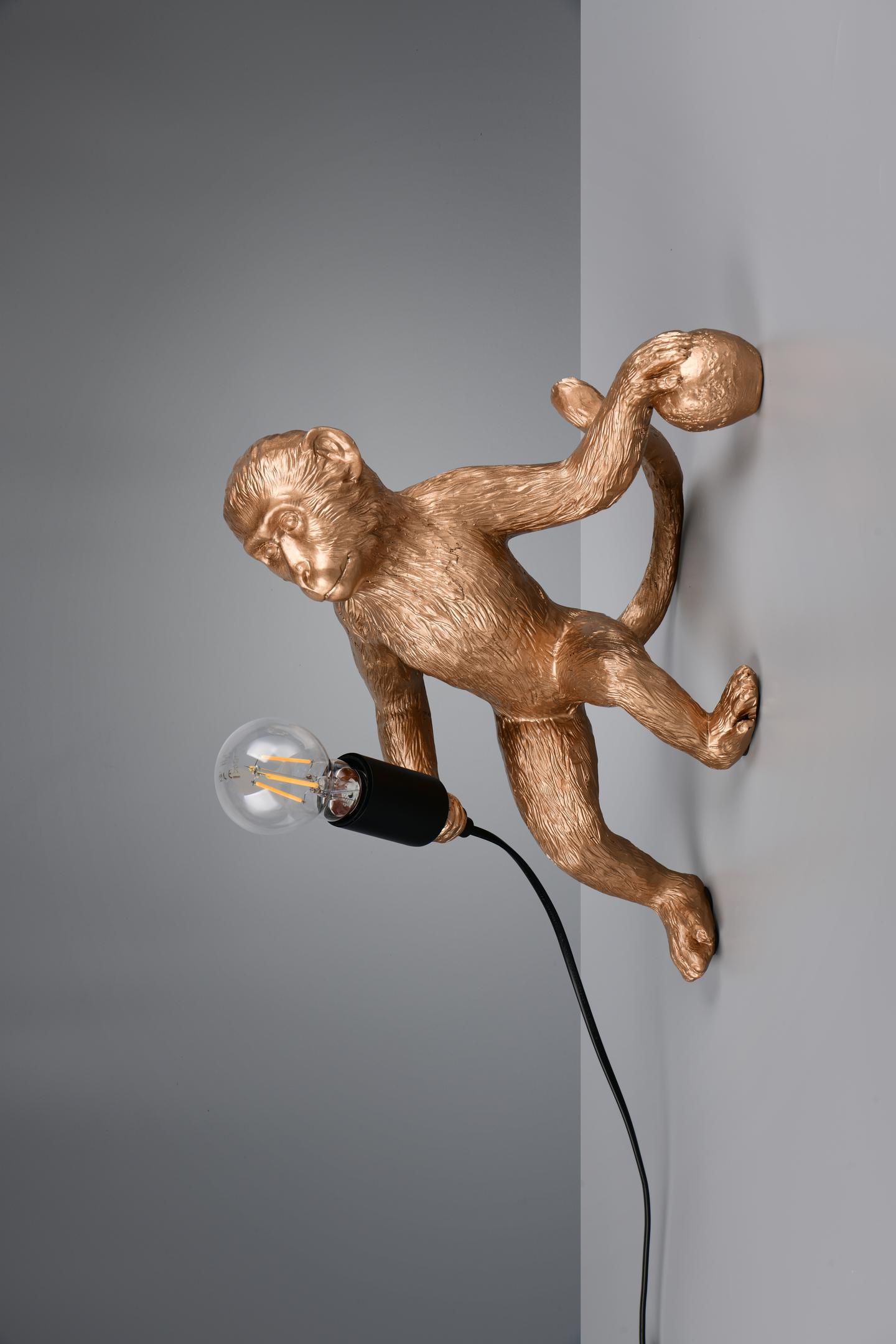 Seinävalaisin TRIO Louy E27 kulta