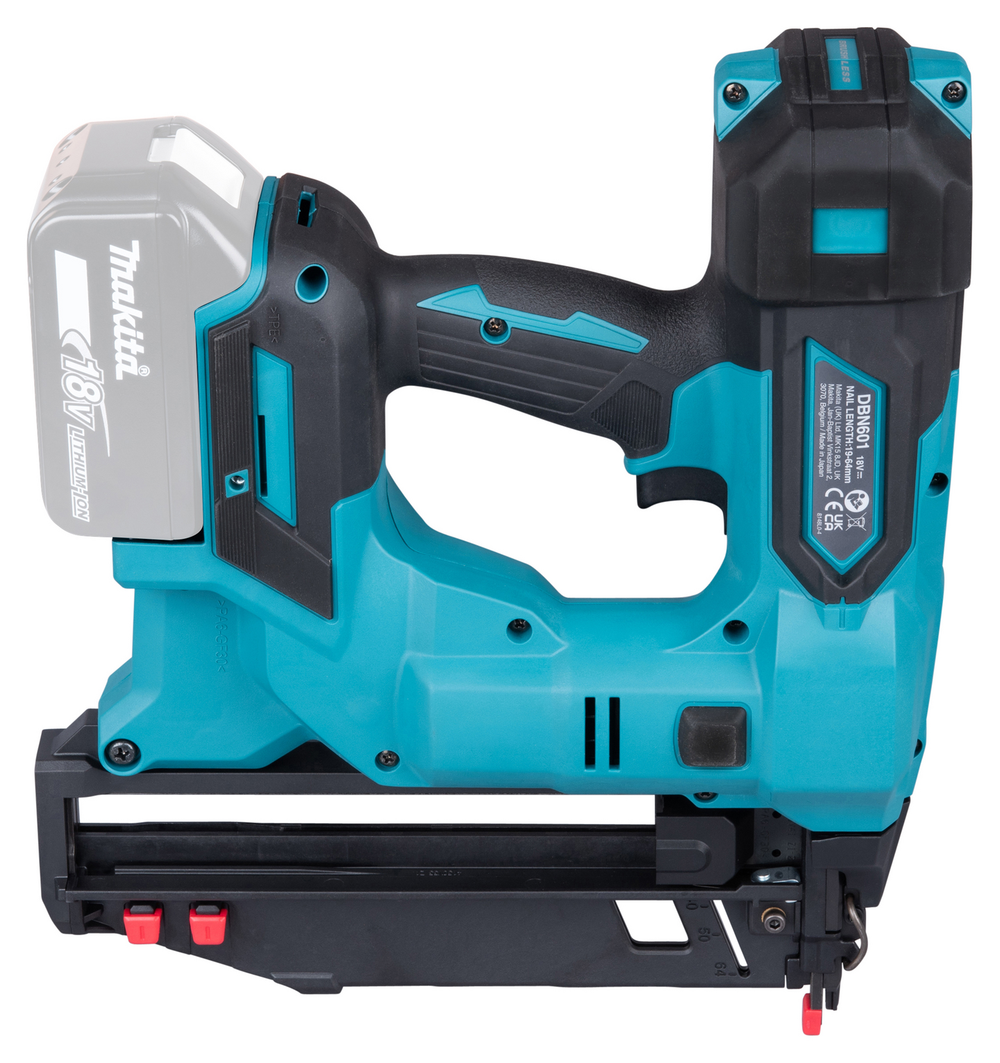 Viimeistelynaulain Makita DBN601ZJ 18V LXT runko