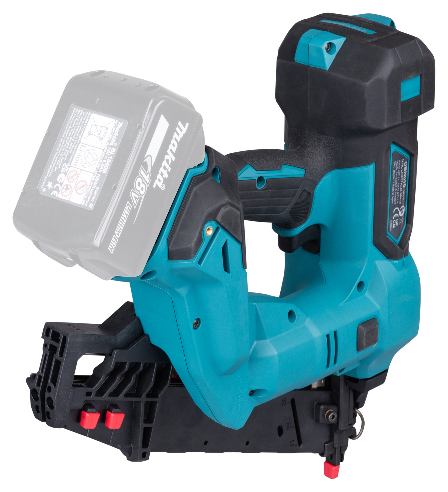 Viimeistelynaulain Makita DBN610ZJ 18V LXT runko