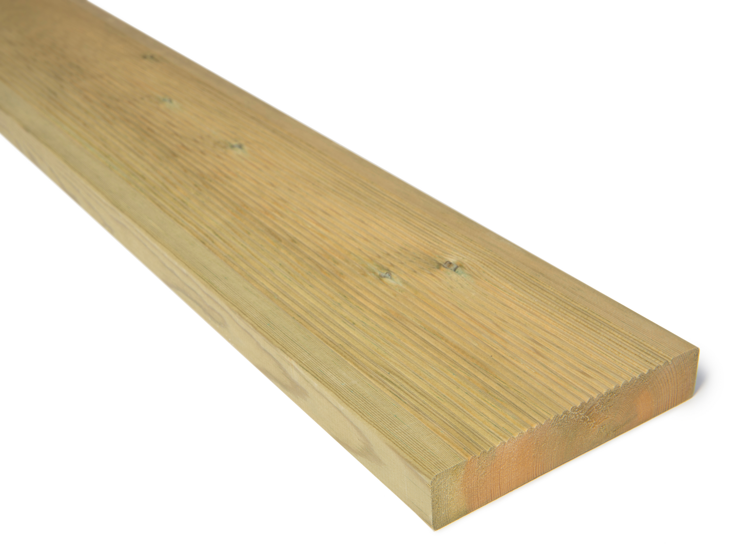 Terrassebord Rillet 28x145 Furu Cu Impregnert Kl1