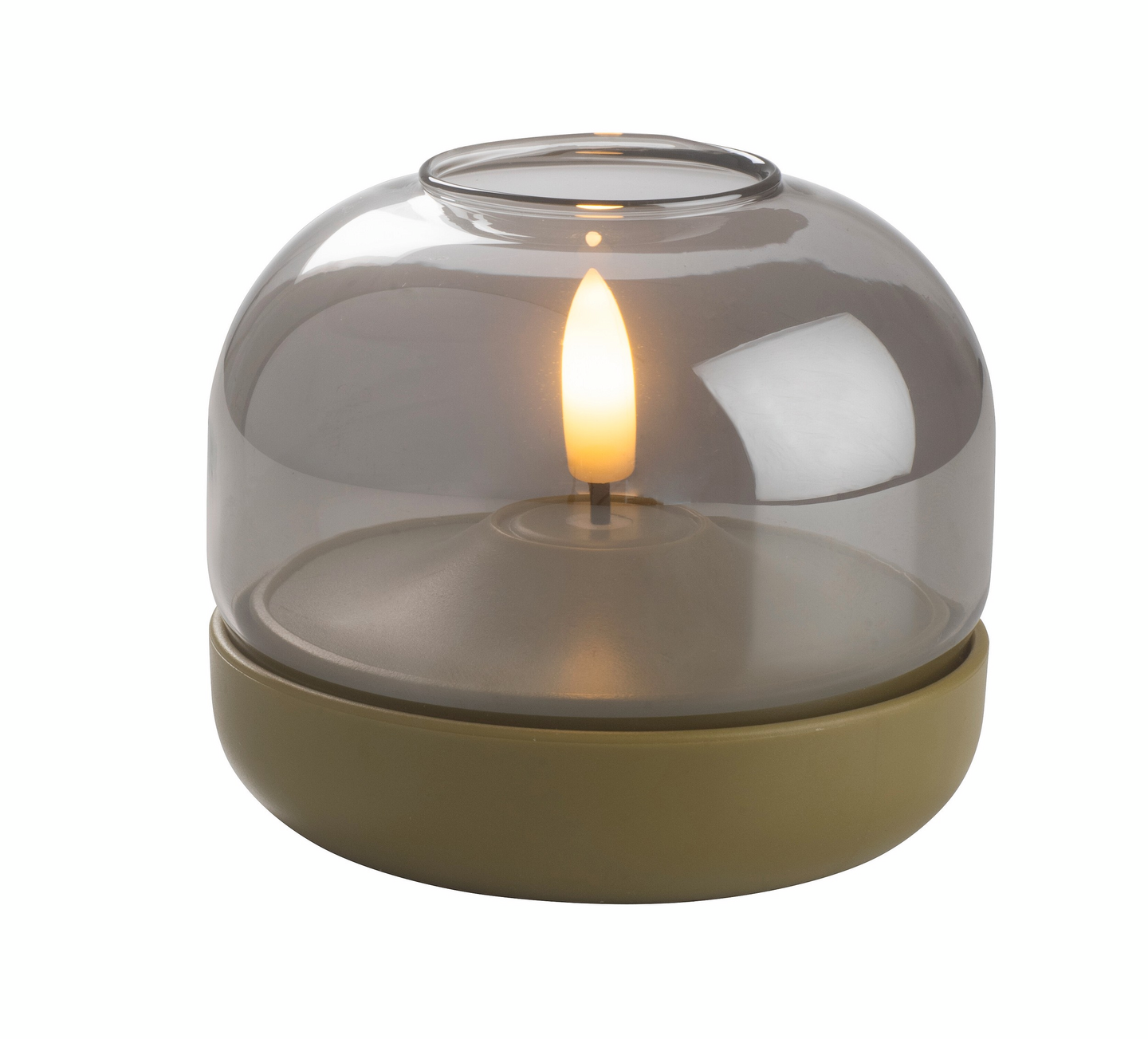 Lasikynttilä Airam Rafi led paristokäyttöinen