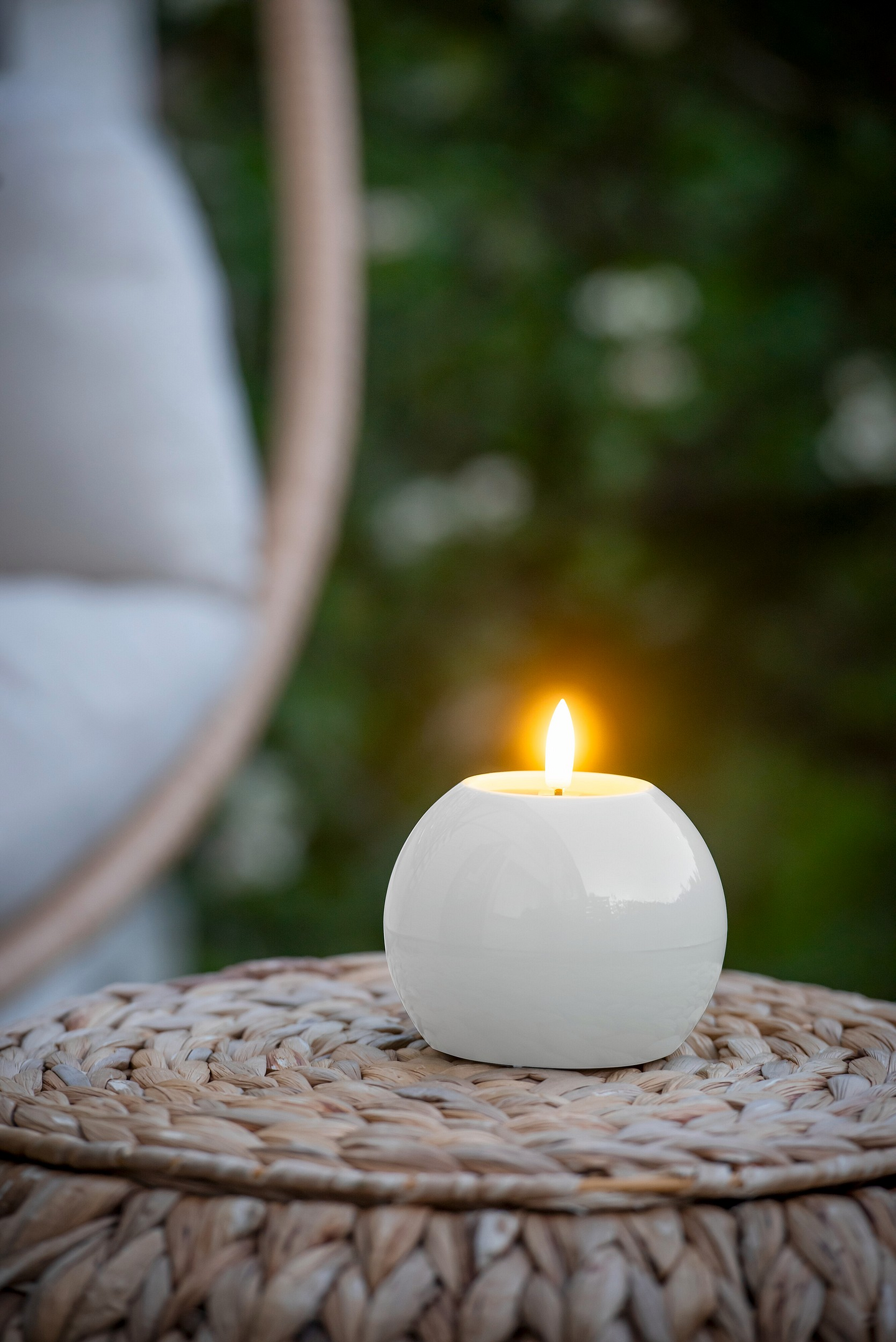 Solar kynttilä Airam Onoo 10cm valkoinen