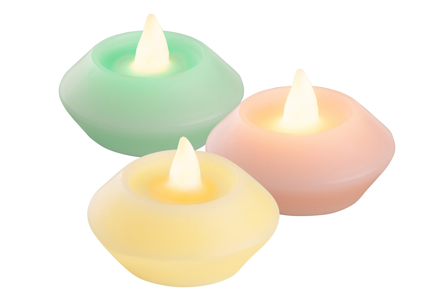 Kelluva kynttilä Airam Tino 3 kpl/setti