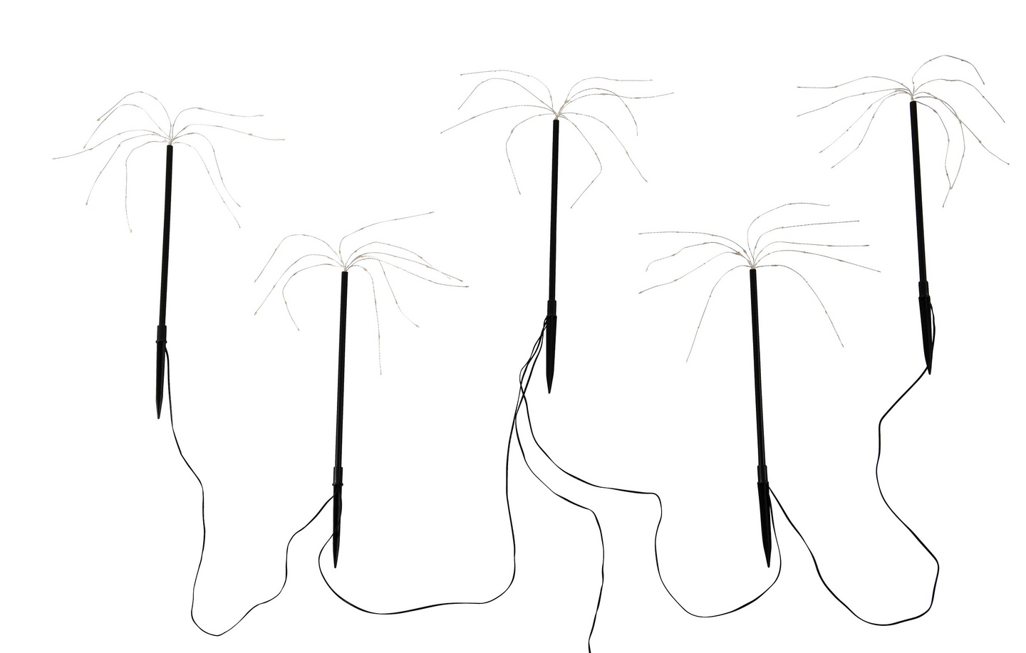 Solar tikkuvalaisin Airam Taimi 5 kpl