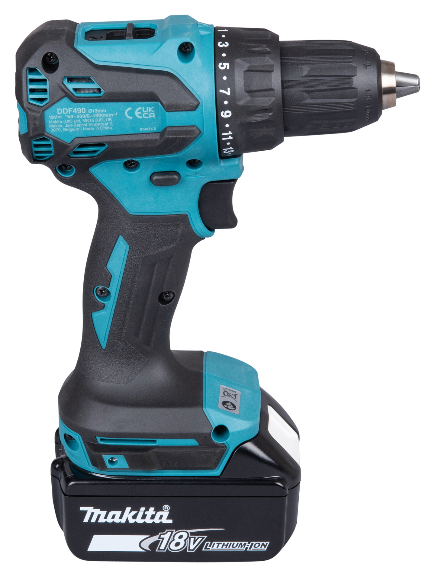 Akkuporakone Makita DDF490RTJ 18V LXT 2x5,0Ah