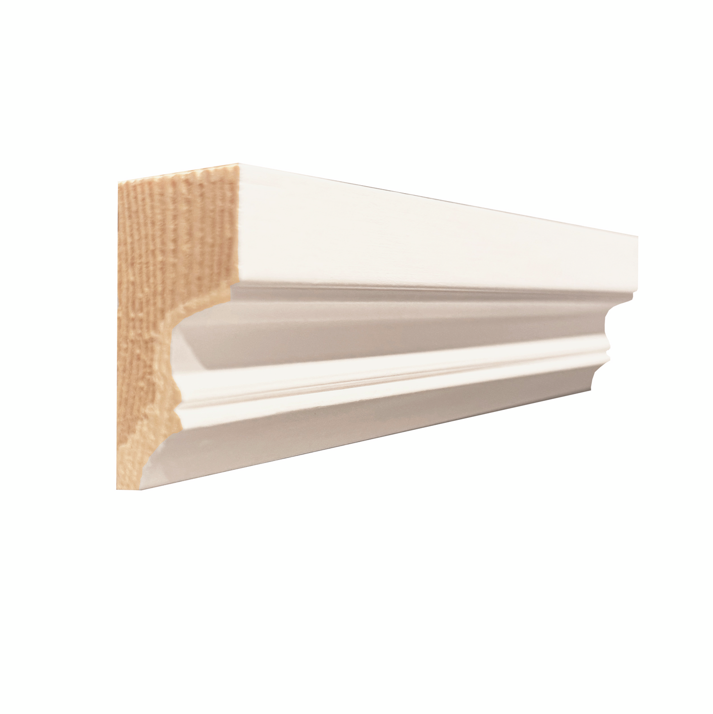 Taklist profilert CW352 furu 20x44x4400 hvit