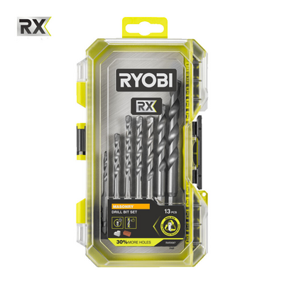 Iskuporanteräsarja Ryobi RARXM7 4-10mm 7-osainen