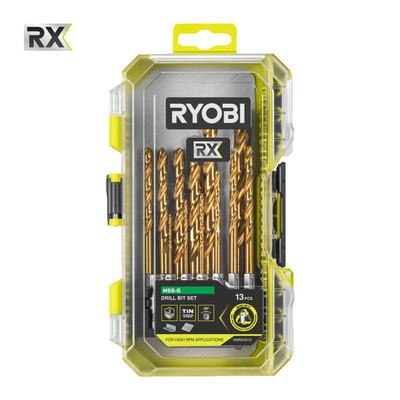 Metalliporanteräsarja Ryobi RARXHG13 1-10mm 13-osainen
