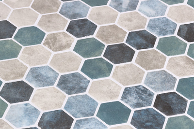 Mosaiikki Hexa Frisia 30,1x29 Silver