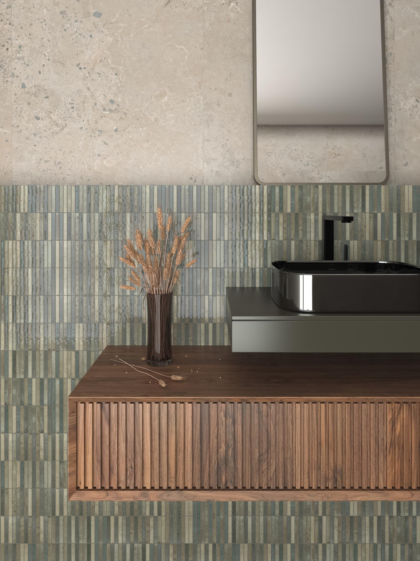 Seinälaatta Kit-Kat 11,5x23,1 Musgo Glossy 0,64m²