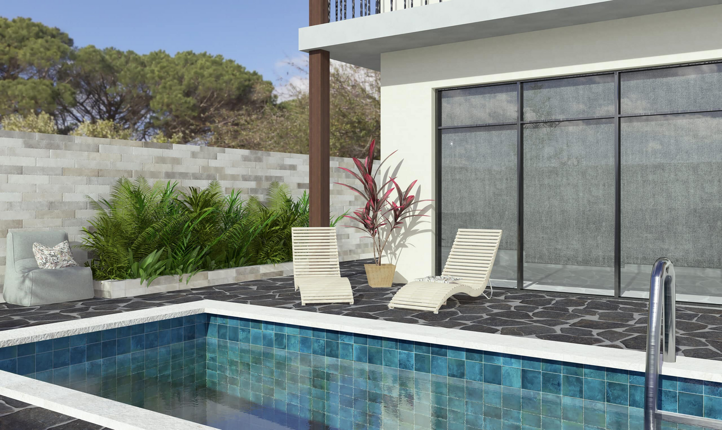 Lattialaatta Montesa 22,3x32,6 Anthracite Matt 1,03m²