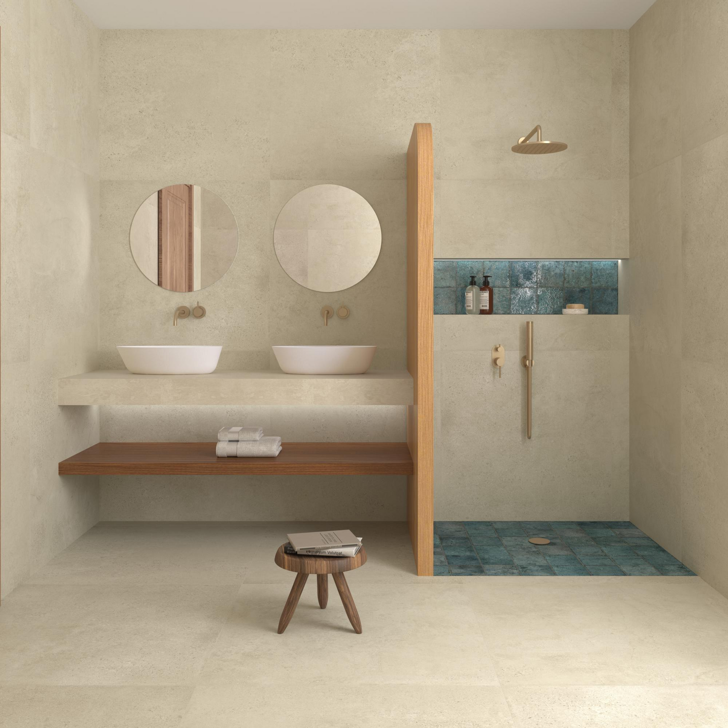 Seinälaatta Tahiti Turquoise 14,7x14,7 Glossy 0,95m²