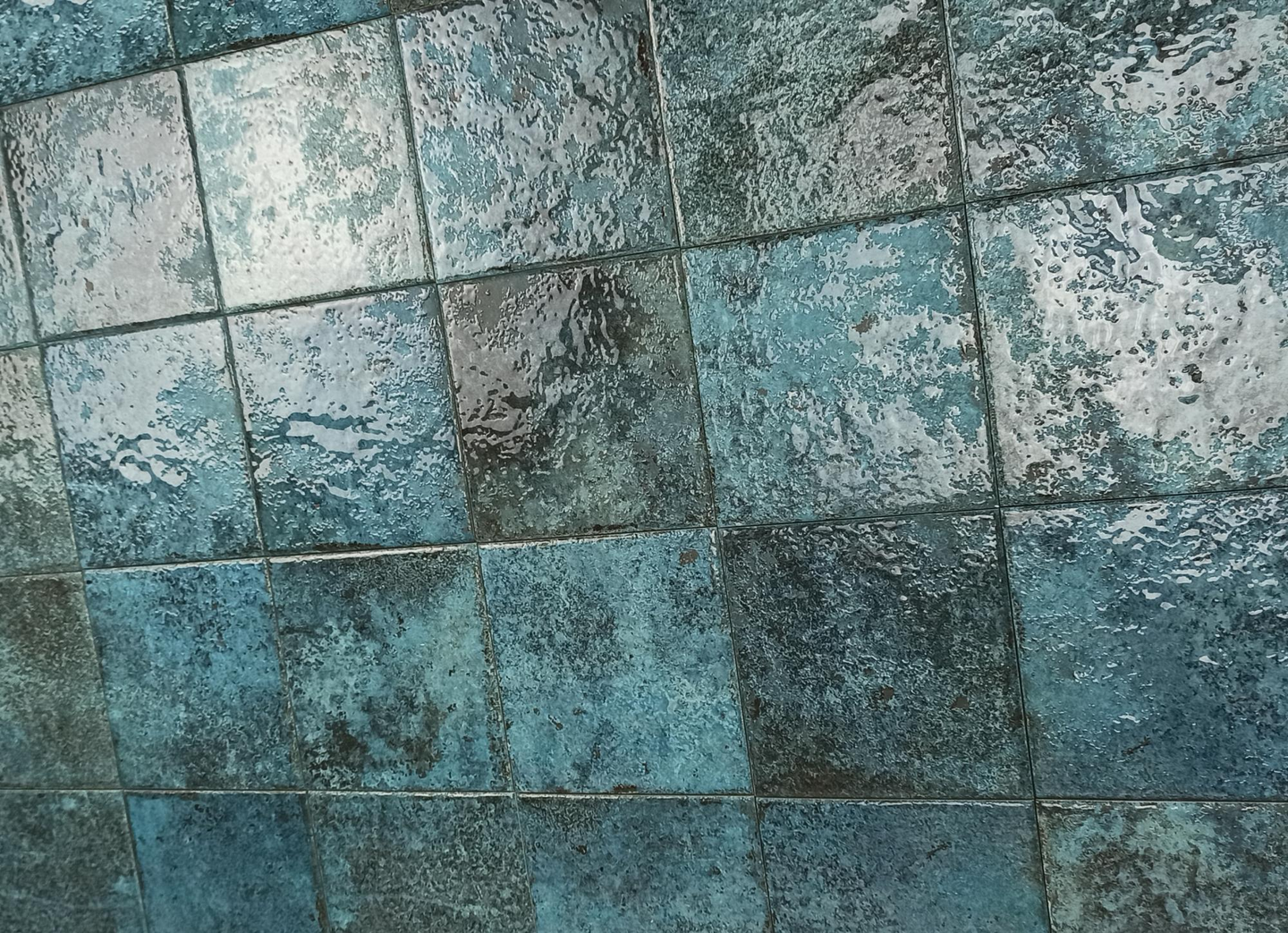 Seinälaatta Tahiti Turquoise 14,7x14,7 Glossy 0,95m²