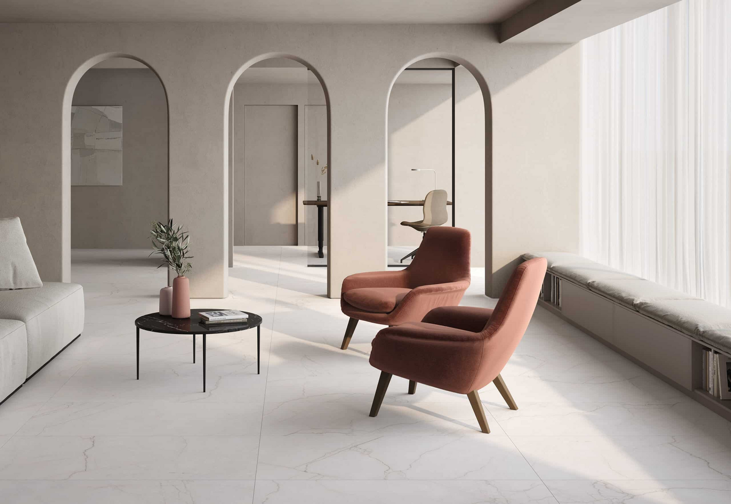 Lattialaatta Class 60x60 White 1,44m²