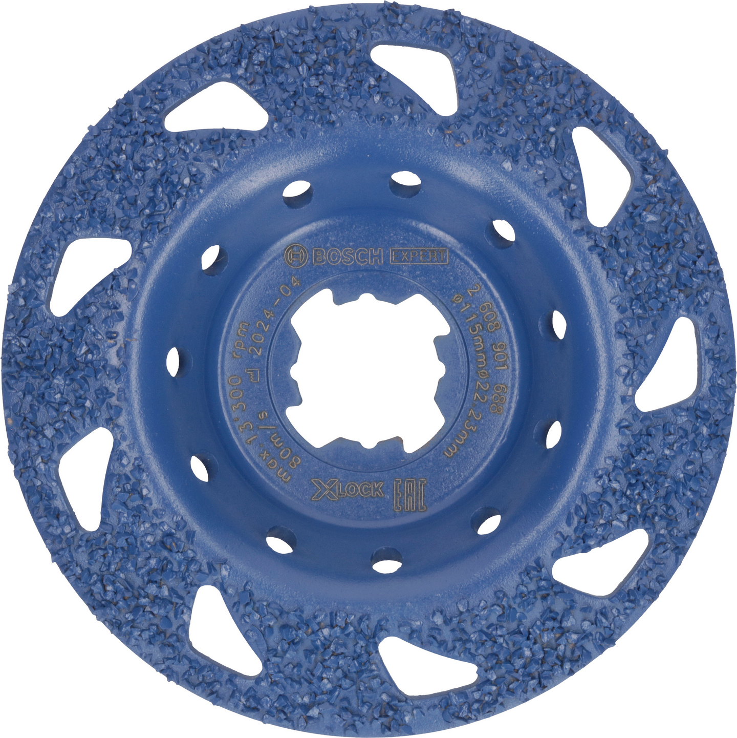Kovametallihiomapää Bosch Expert Multi Material X-Lock 115mm vino keskikarkea