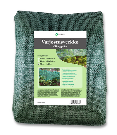 Varjostusverkko Tarha 40m2