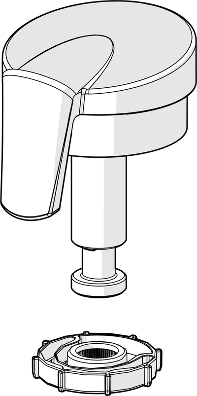 Määränsäätökahva Oras hanavaraosa 601267V