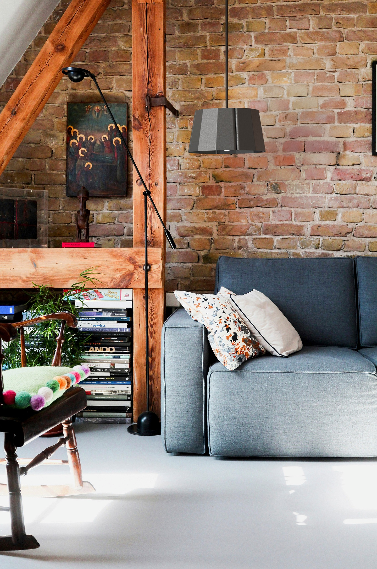 Riippuvalaisin Airam Laune 350 E27 tummanharmaa helmiäinen