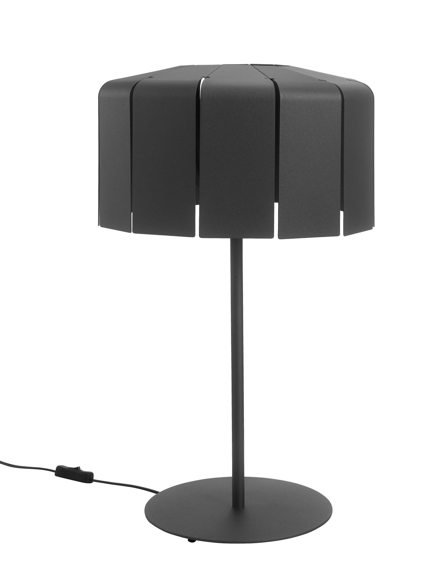 Pöytävalaisin Airam Karisto E27 tummanharmaa helmiäinen