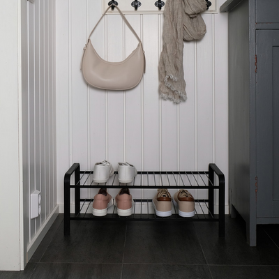 Kenkäteline LM 391 WOOD 670mm musta