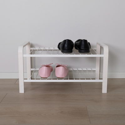 Kenkäteline LM 390 WOOD 470mm valkoinen