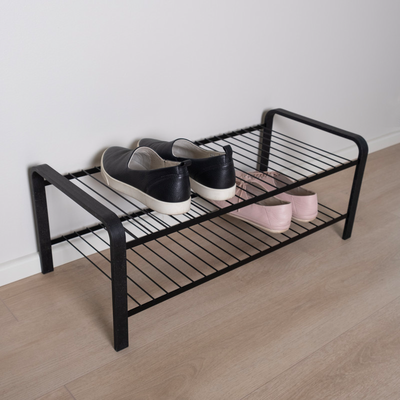 Kenkäteline LM 391 WOOD 670mm musta