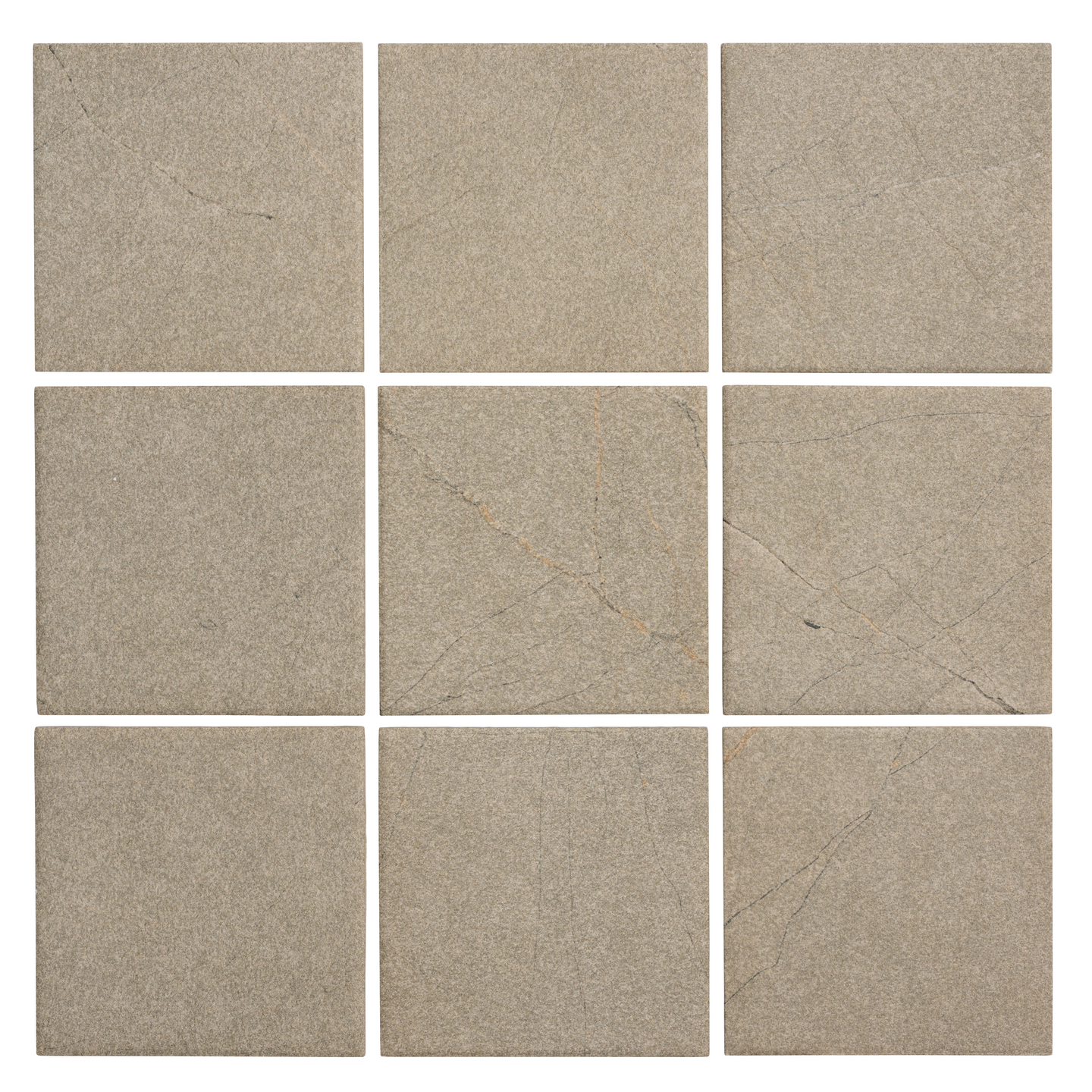 Lattialaatta Cello Magma 10x10 Clay R10B 1m²