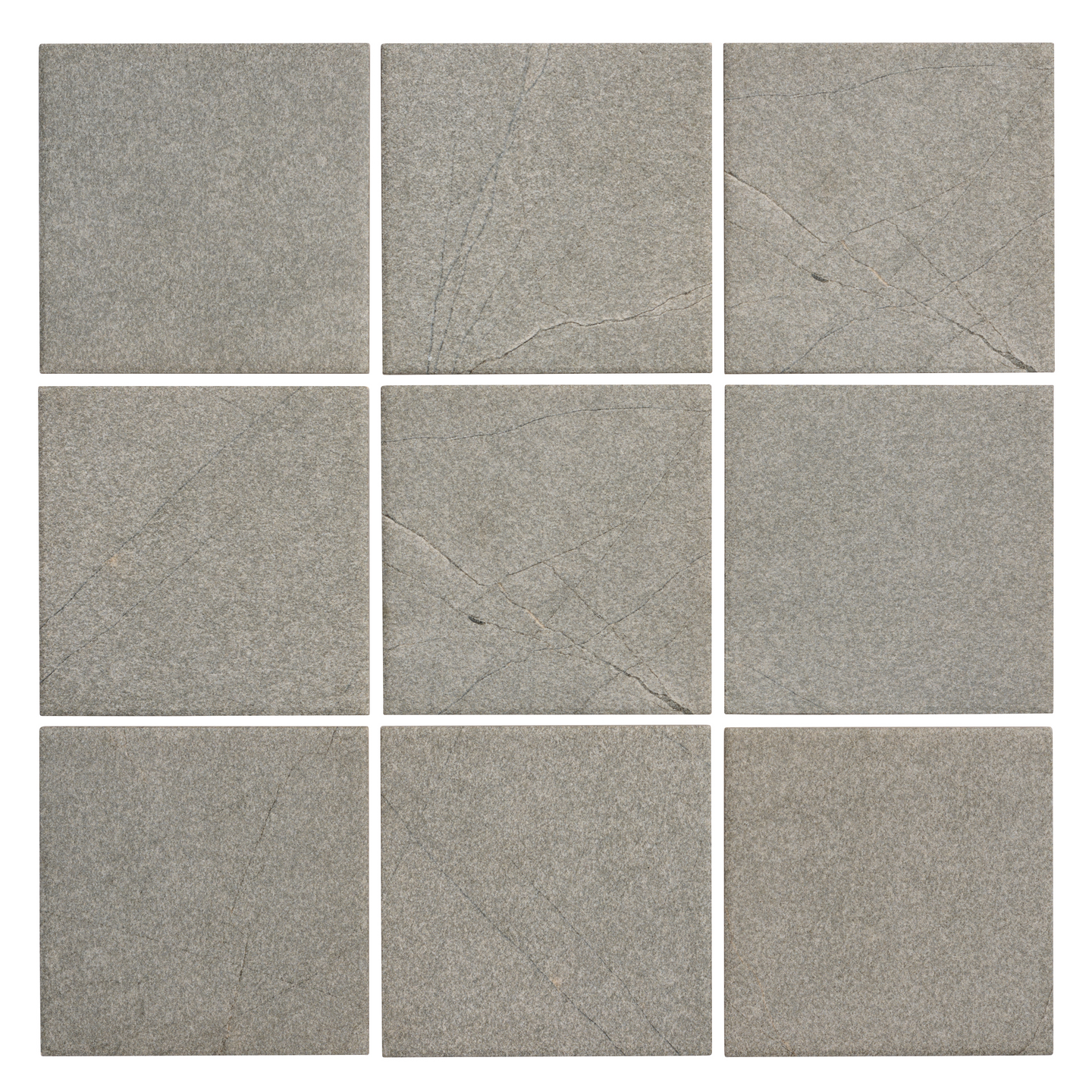 Lattialaatta Cello Magma 10x10 Grey R10B 1m²
