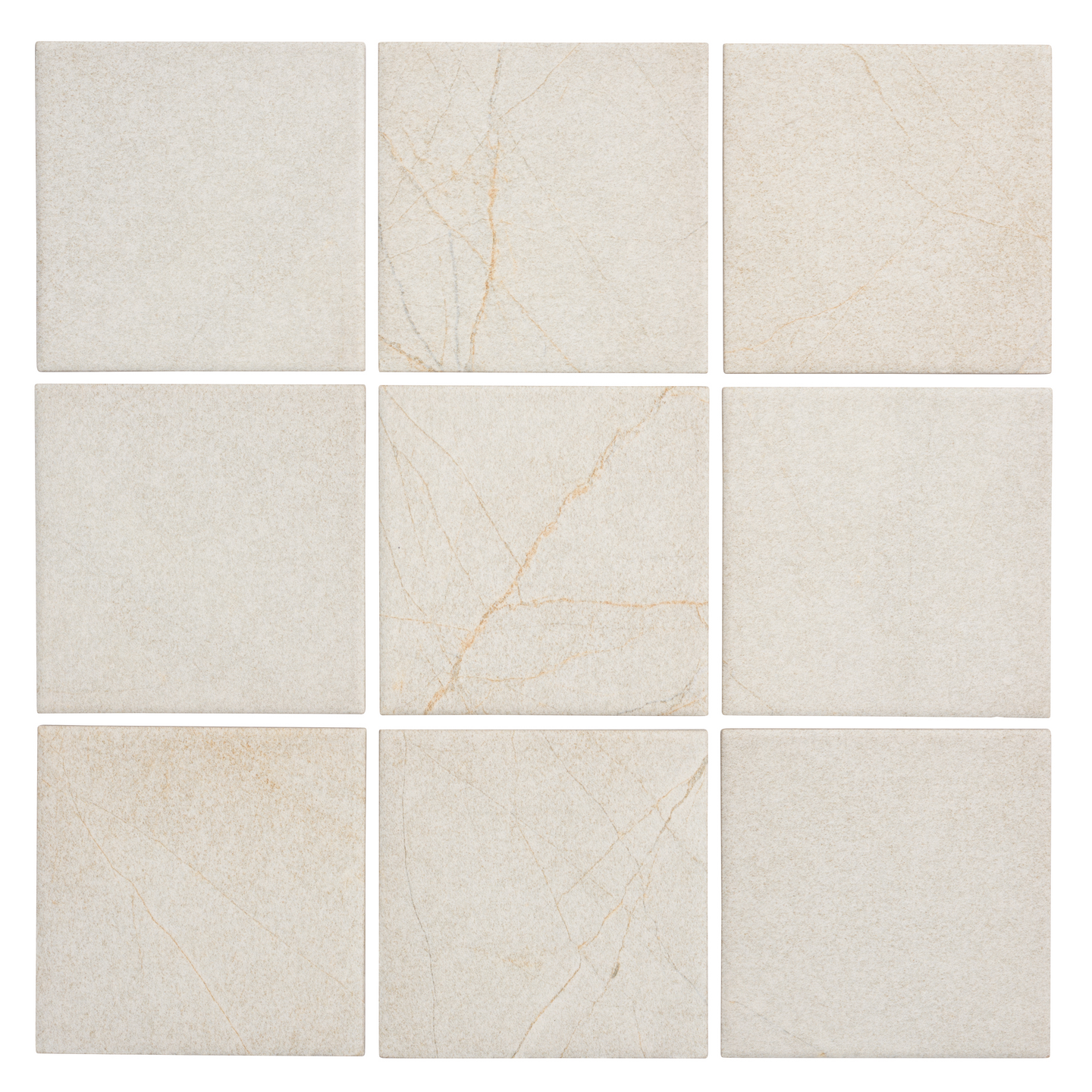 Lattialaatta Cello Magma 10x10 Sand R10B 1m²