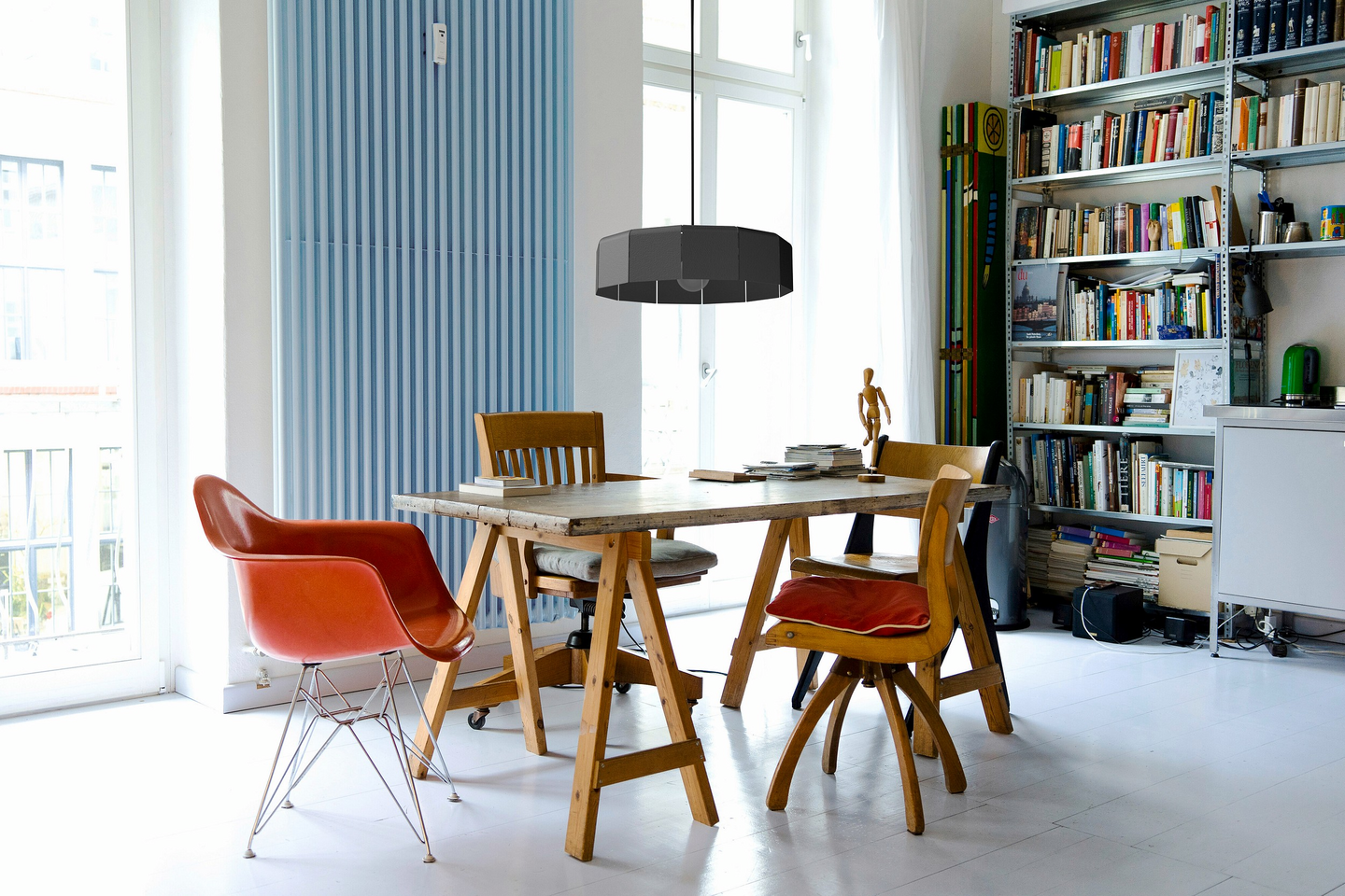 Riippuvalaisin Airam Karisto 560 E27 tummanharmaa helmiäinen