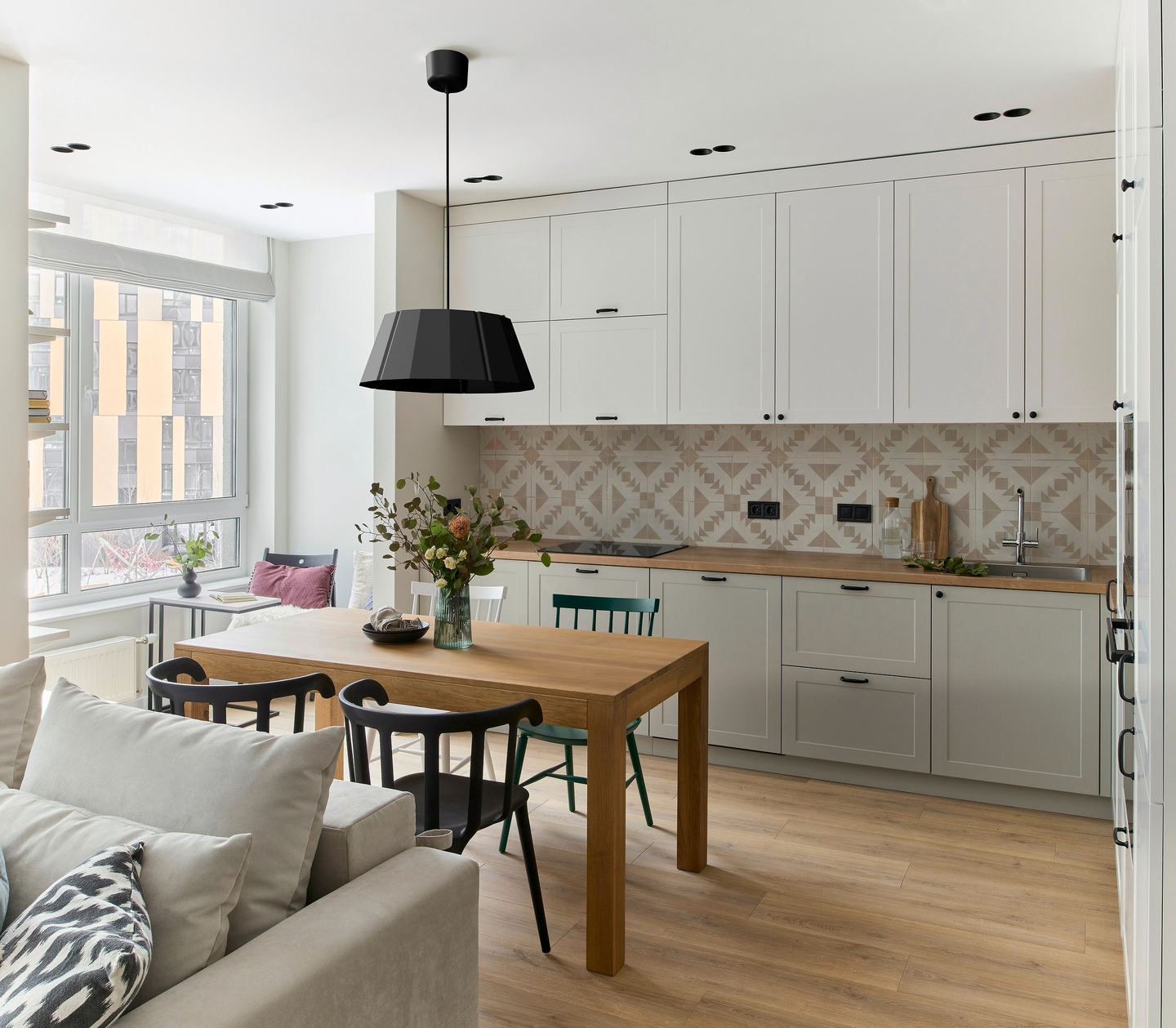 Riippuvalaisin Airam Laune 560 E27 tummanharmaa helmiäinen