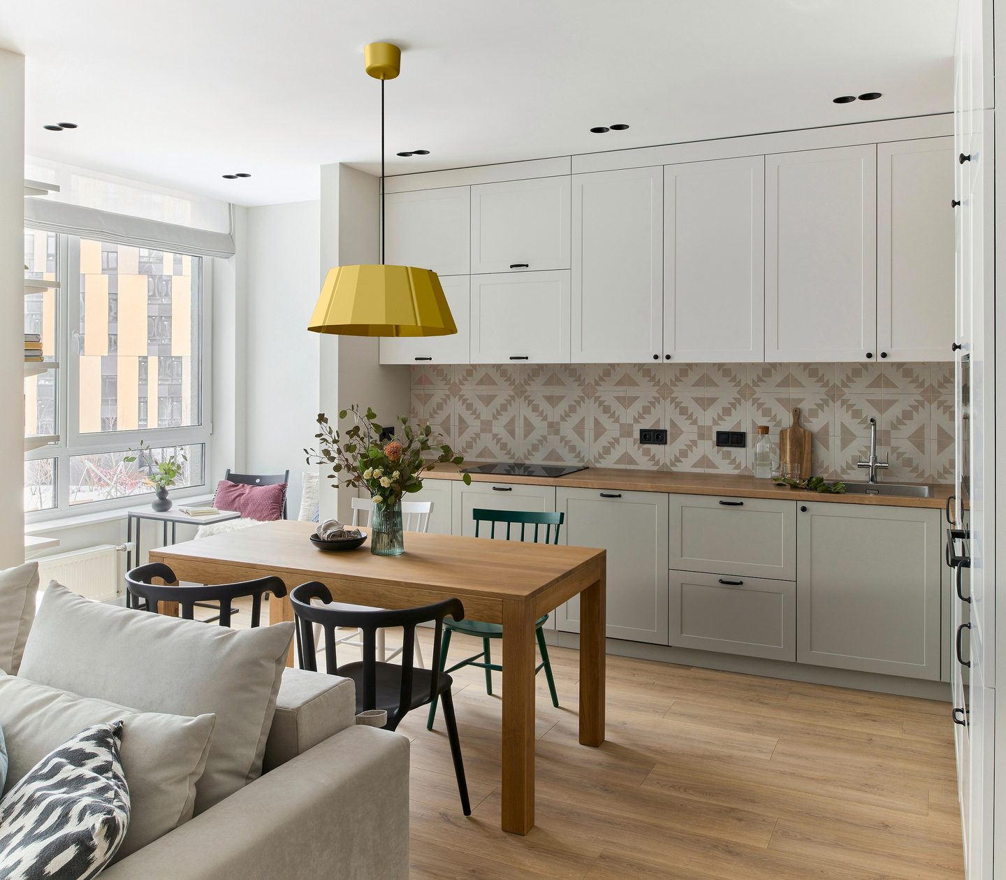 Riippuvalaisin Airam Laune 560 E27 vaniljankeltainen