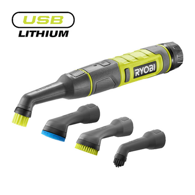 Puhdistusharja Ryobi RDS4-0 4V USB-Lithium-sarja runkoversio