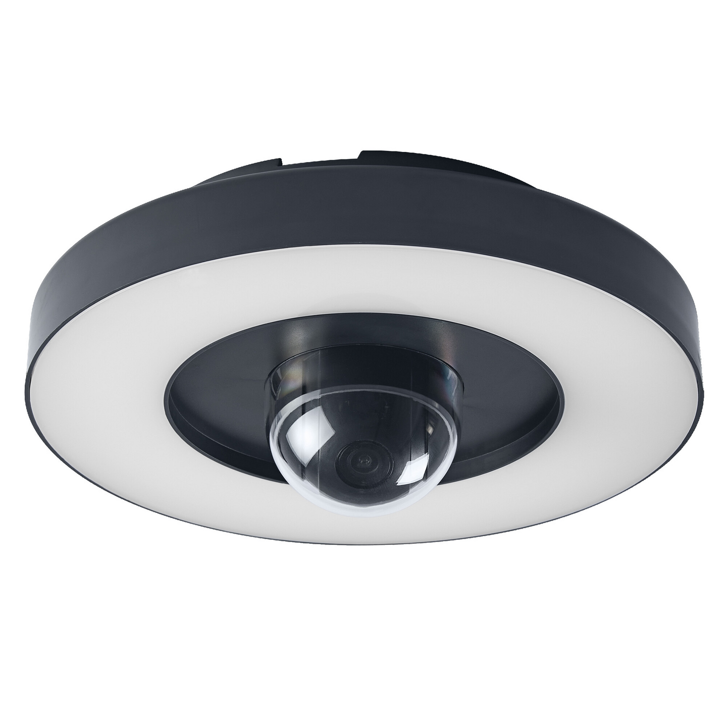 Led-kattovalaisin OSRAM Smart+ Circle Camera 1600lm IP44 tumman harmaa