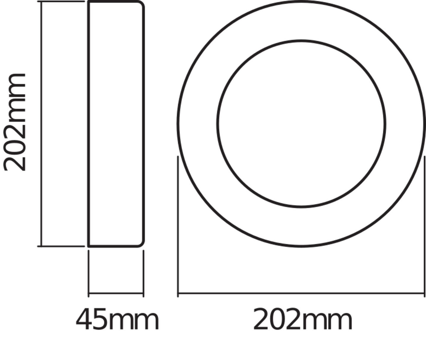 Led-kattovalaisin OSRAM Endura Style Ring 13,5W 3000K 480lm IP54 tumman harmaa