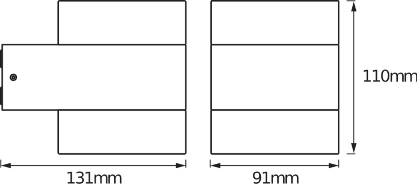 Led-seinävalaisin OSRAM Endura Style Puck 13W 3000K 980lm valkoinen