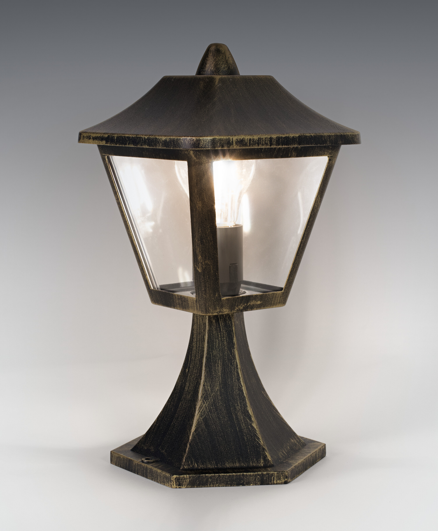 Led-pollarivalaisin OSRAM Endura Classic Tradition 33cm E27 Gold IP44