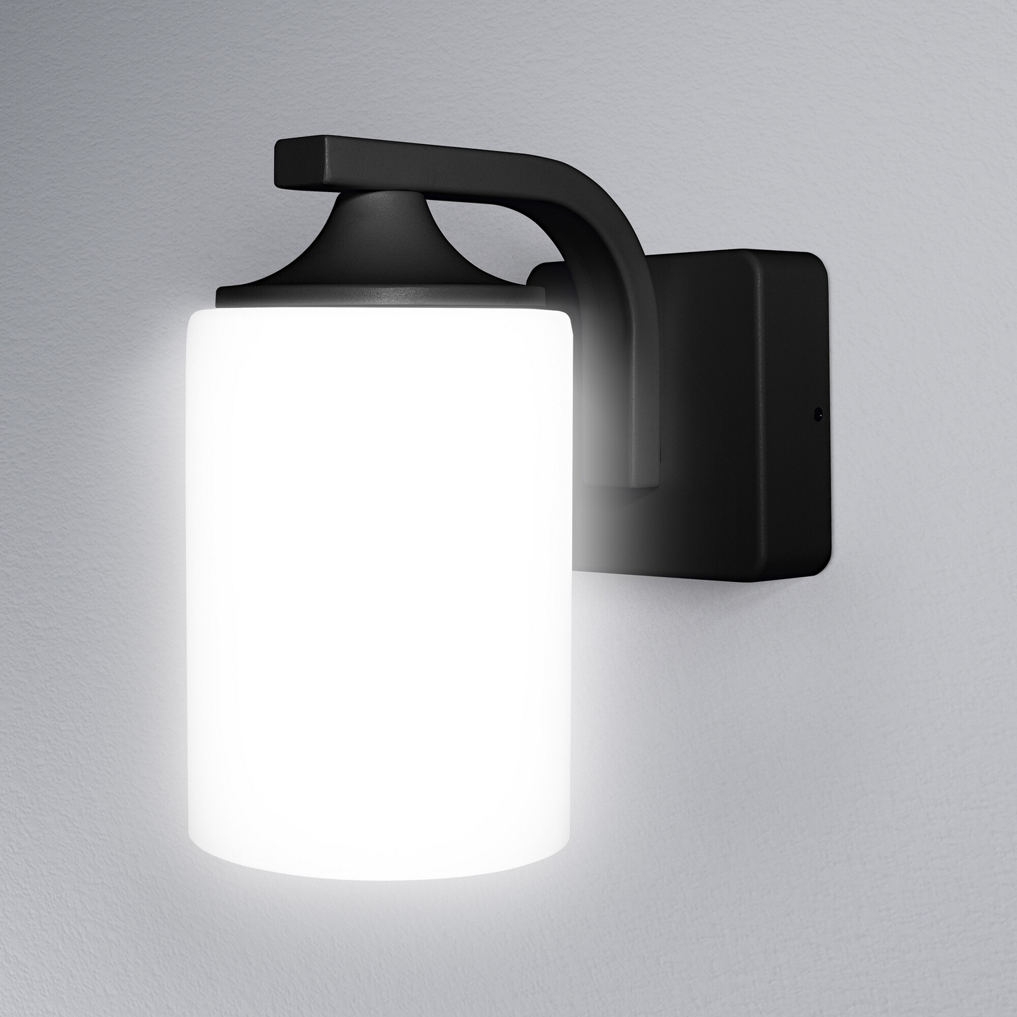 Led-seinävalaisin OSRAM Endura Classic Lantern E27 IP43 musta