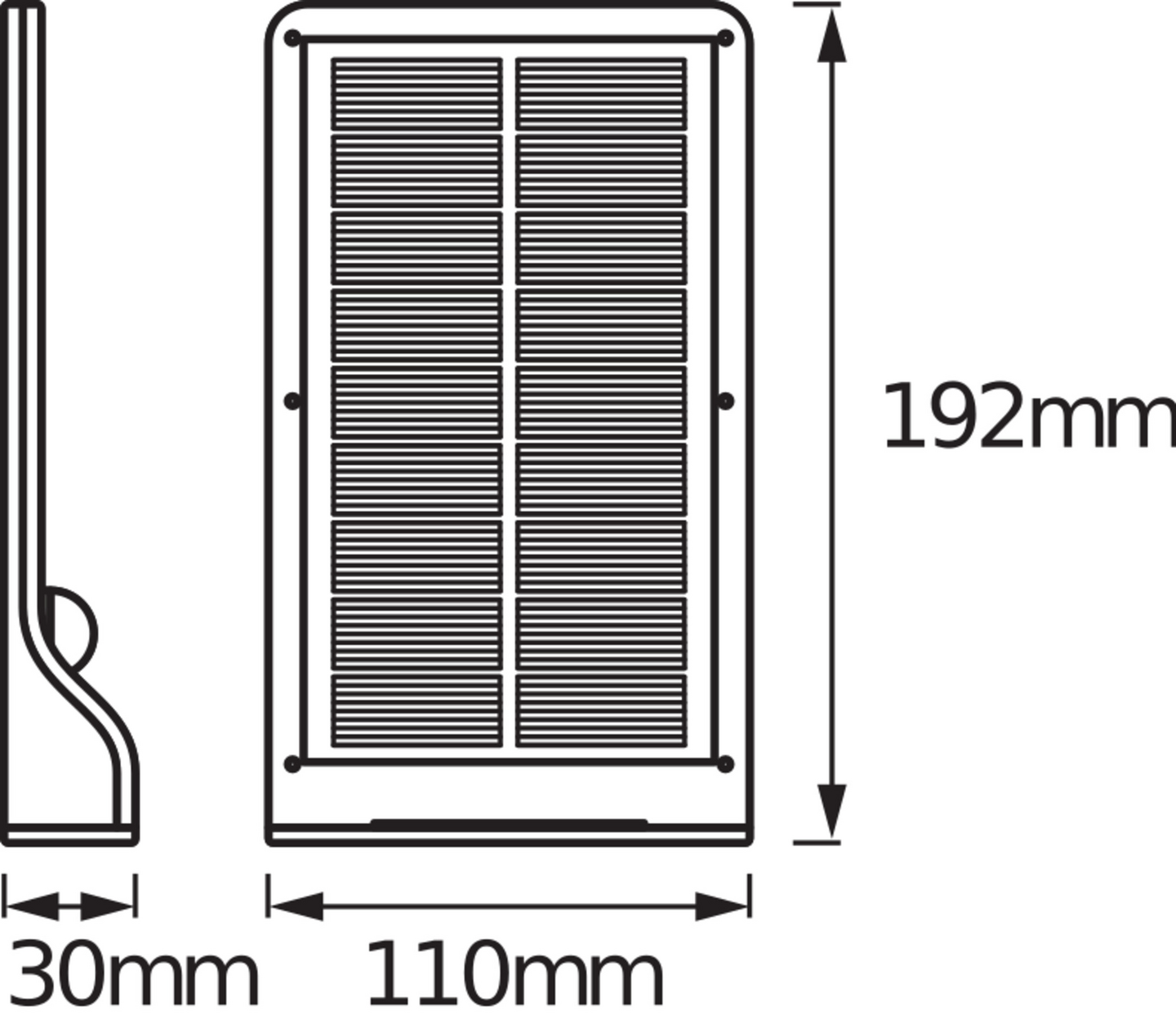 Led-seinävalaisin OSRAM DoorLED 3W 4000K 320lm IP44 valkoinen